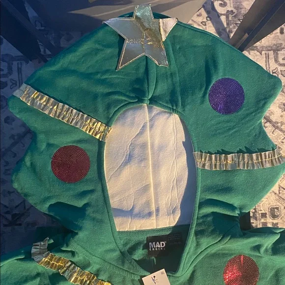 New Christmas tree full zip Hoodie - Picture 2 of 5